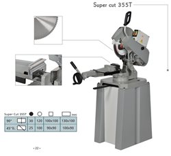 Máy cưa tua chậm YCM Super cut 355T